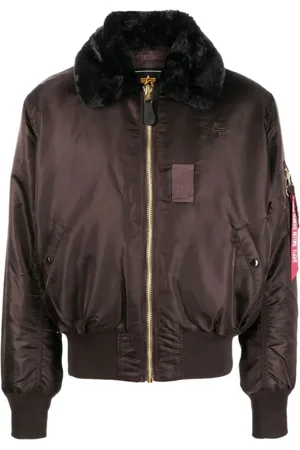 Alpha Industries Jakke, Herre, Brun, XL, Nylon, Jackets