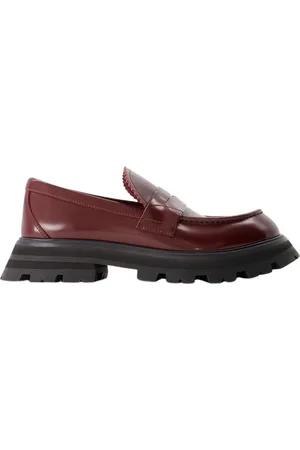 Alexander McQueen Sko, Dame, Rød, 41 EU, Læder, Loafers