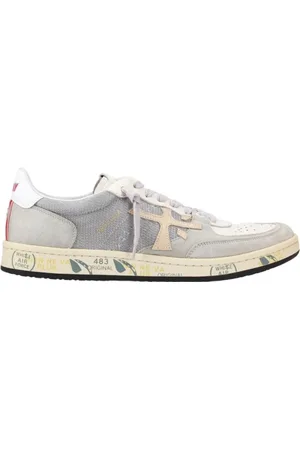 Premiata Sko, Dame, Flerfarvet, 44 EU, Uld, Basket Clay 6811 Stilfulde Sneakers