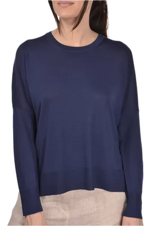 Gran Sasso Sweathshirts & Hoodies, Dame, Blå, XL, Uld, Sweatshirts