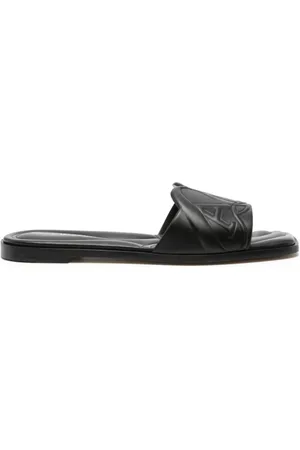 Alexander McQueen Sko, Dame, Sort, 39 EU, Læder, Sliders