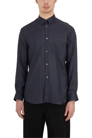 Comme des Garçons Skjorte, Herre, Blå, XL, Cupro Skjorte