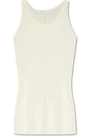 Ami Top, Dame, Gul, XS, Ribbed top