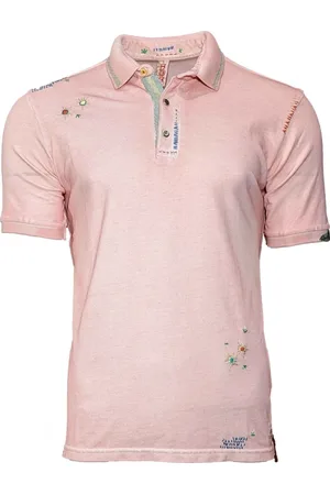 BOB der Bär Top, Herre, Lyserød, 2XL, Bomuld, Polo Bluser