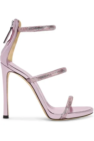 Giuseppe Zanotti Sko, Dame, Lyserød, 39 EU, Læder, Harmony Rhinestone Sandaler