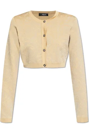 VERSACE Strik, Dame, , S, Uld, Cardigan med logo