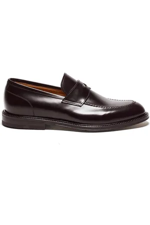 Green george Sko, Herre, Brun, 42 EU, Læder, Loafers