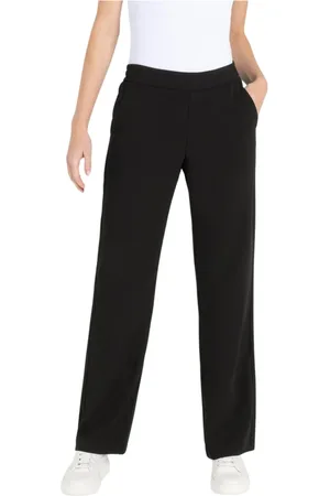 Mac Bukser, Dame, Sort, XL, Polyester, Chiara Bukser Sort Straight Fit