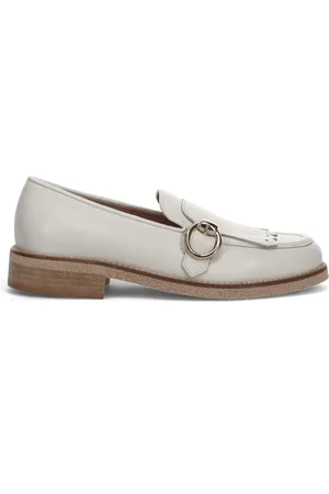 Luca grossi Sko, Dame, Hvid, 36 EU, Uld, Loafers