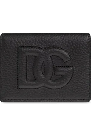Dolce & Gabbana Tilbehør, Herre, Sort, ONE SIZE, Kortholder med logo