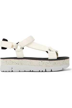 Camper Sko, Dame, Hvid, 41 EU, Elegante hvide flade sandaler