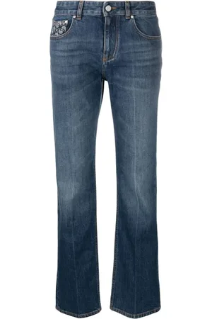 Stella McCartney Jeans, Dame, Blå, W31, Bomuld, Straight Jeans
