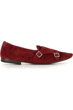 HENDERSON BARACCO Sko, Dame, Rød, 38 EU, Læder, Loafers