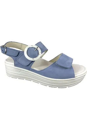 Solidus Sko, Dame, Blå, 38 EU, Sandal Sko 48022