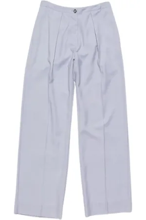 Acne Studios Bukser, Dame, Lilla, XL, Denim, Klassiske denim bukser