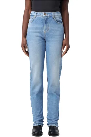 Pinko Jeans, Dame, Blå, W29, Denim, Straight Jeans