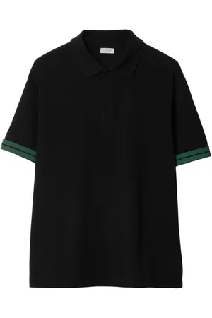 Burberry Top, Herre, Sort, XL, Bomuld, Polo Bluser
