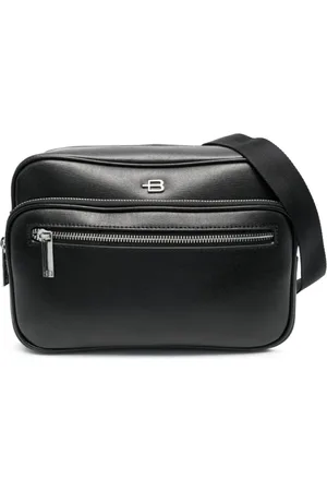 BALDININI Taske, Herre, Sort, ONE SIZE, Læder, Messenger Bags