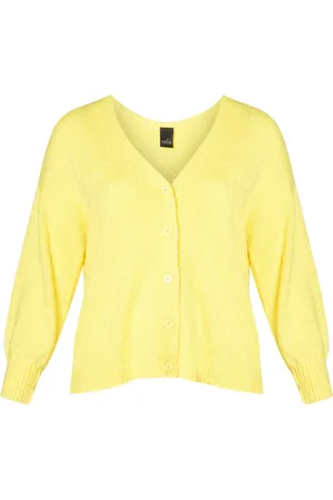 ADIA Strik, Dame, Gul, S, Bomuld, ADEmma Cardigans