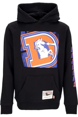 Mitchell & Ness Sweathshirts & Hoodies, Herre, Sort, L, NFL Big Face Hoodie Denbro Sort