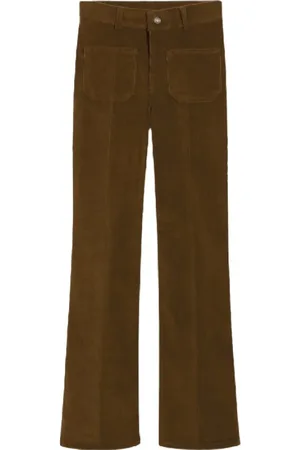 Vanessa Bruno Bukser, Dame, Brun, S, Bomuld, Corduroy Bootcut Bukser