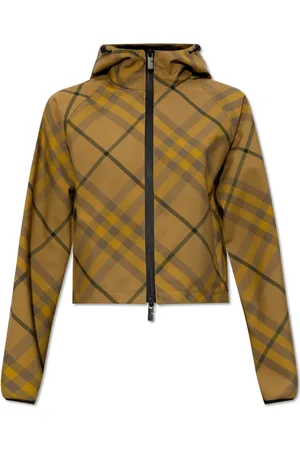 Burberry Jakke, Dame, Grøn, S, Ternet Jakke