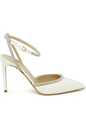 NINALILOU Sko, Dame, Hvid, 39 EU, Læder, Pumps