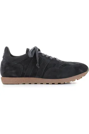 ALBERTO FASCIANI Sko, Herre, Blå, 45 EU, Mørkeblå Ruskind Sneakers
