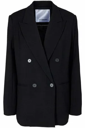 Co`Couture Jakke, Dame, Sort, XS, Uld, Andrea Oversize Blazer
