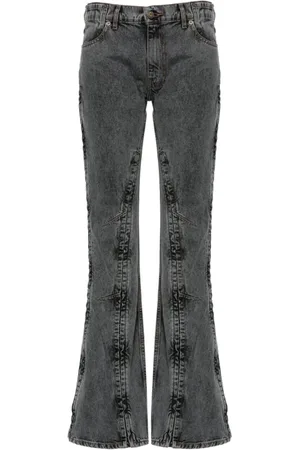 Y / PROJECT Jeans, Dame, Sort, W29, Bomuld, Boot-cut Jeans