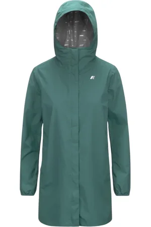 K-Way Jakke, Dame, Grøn, 6XL, Uld, Polka Dot Stretch Jakke