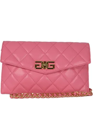 GAËLLE Taske, Dame, Lyserød, ONE SIZE, Uld, Quiltet Pochette med Double G Lukning