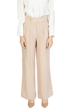 VERO MODA Bukser, Dame, Lyserød, M, Uld, Wide Bukser
