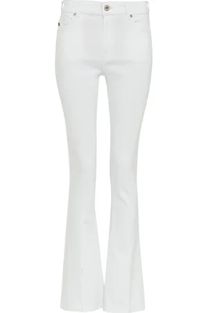 Adriano Goldschmied Jeans, Dame, Hvid, W25, Bomuld, Flared Jeans