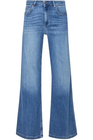 Liu Jo Jeans, Dame, Blå, W29, Bomuld, Flared Jeans
