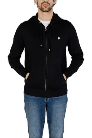 U.S. Polo Assn. Sweathshirts & Hoodies, Herre, Sort, XL, Bomuld, Hoodies