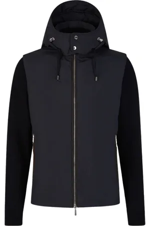 MOORER Sweathshirts & Hoodies, Herre, Blå, 4XL, - Evan Zip Off Cardigan