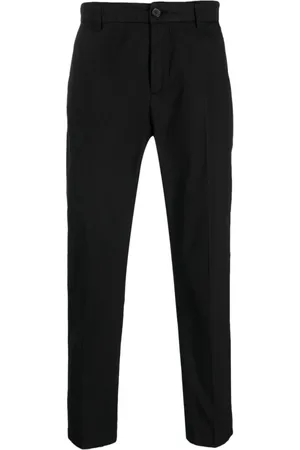DEPARTMENT FIVE Bukser, Herre, Sort, W29, Bomuld, Stretch Chino Bukser med Piping Detalje