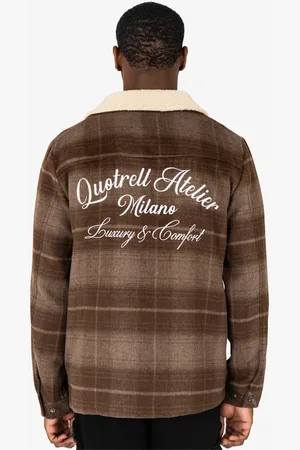 Quotrell Jakke, Herre, Flerfarvet, XS, Lugano Vest Brun/Hvid