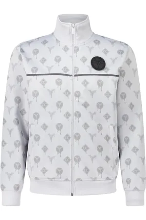 Carlo Colucci Sweathshirts & Hoodies, Herre, Grå, 2XL, Uld, Zip-throughs