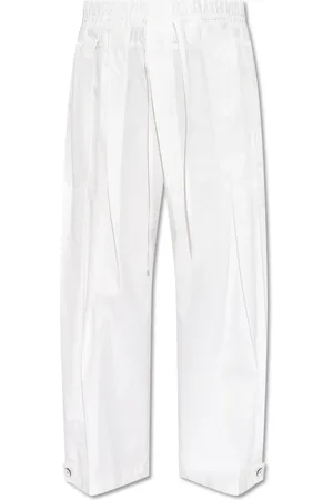 Jil Sander Bukser, Dame, Hvid, M, Bomuld, Oversize Bukser