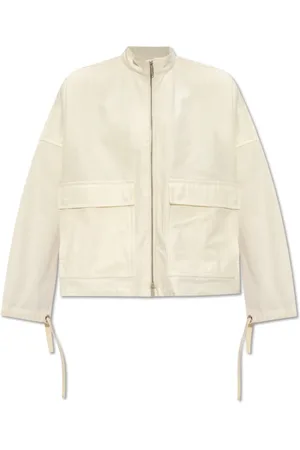 Jil Sander Jakke, Dame, Hvid, S, Bomuld, Oversize Jakke