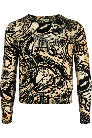 ARIES Top, Herre, Gul, S, Long Sleeve Tops