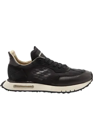 BE POSITIVE Sko, Herre, Sort, 41 EU, Læder, Space Race Wing Sneakers Sort
