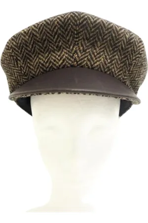 Hermès Pre-owned, Dame, Brun, ONE SIZE, Uld, Pre-owned Uld hatte