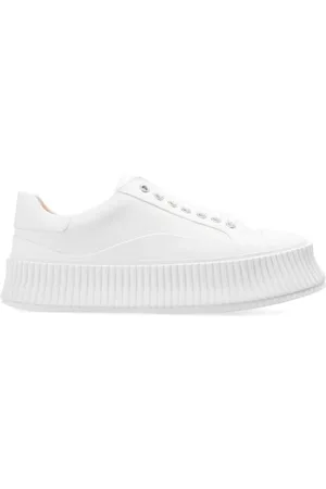 Jil Sander Sko, Dame, Hvid, 40 EU, Platform Sneakers