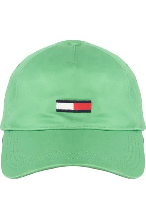 Tommy Hilfiger Tilbehør, Dame, Grøn, ONE SIZE, Bomuld, Caps