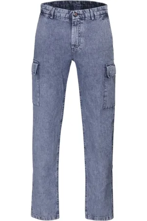MOORER Jeans, Herre, Sort, S, Denim, Bukser