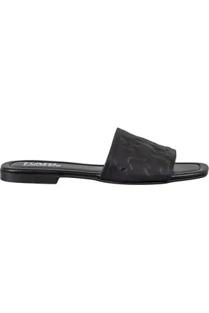 Karl Lagerfeld Sko, Dame, Sort, 36 EU, Læder, Sliders