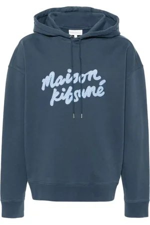 Maison Kitsuné Sweathshirts & Hoodies, Herre, Blå, XS, Bomuld, Hoodies